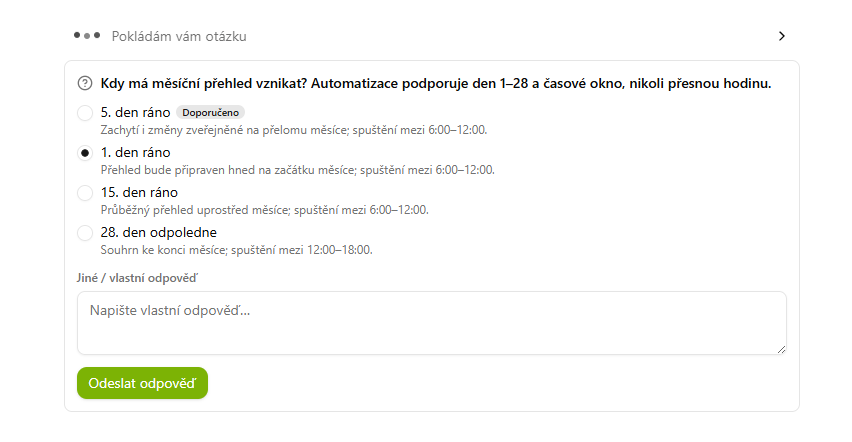 Automatizácia — krok 2