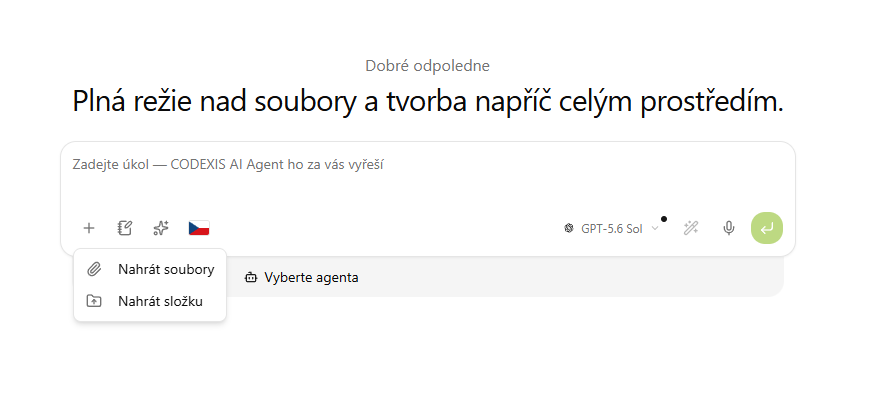 Nahranie súborov alebo priečinka